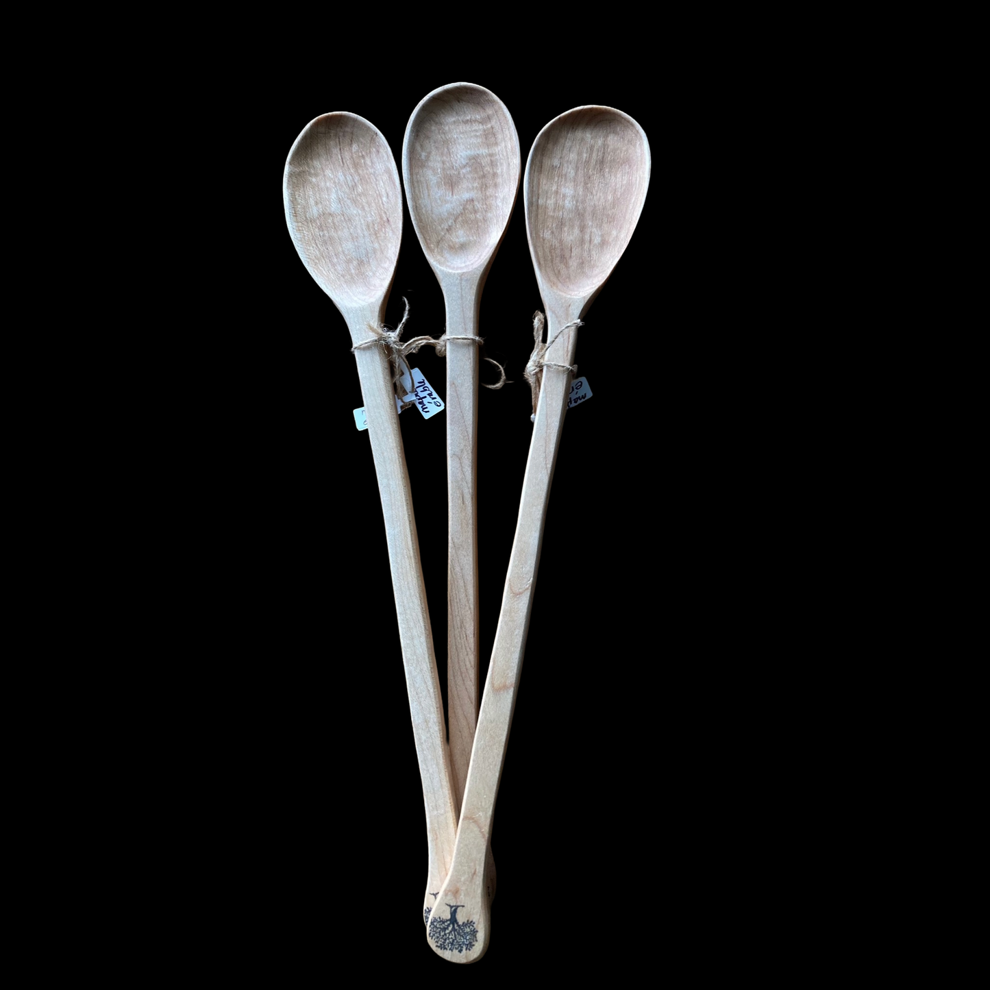 Wooden cooking spoon