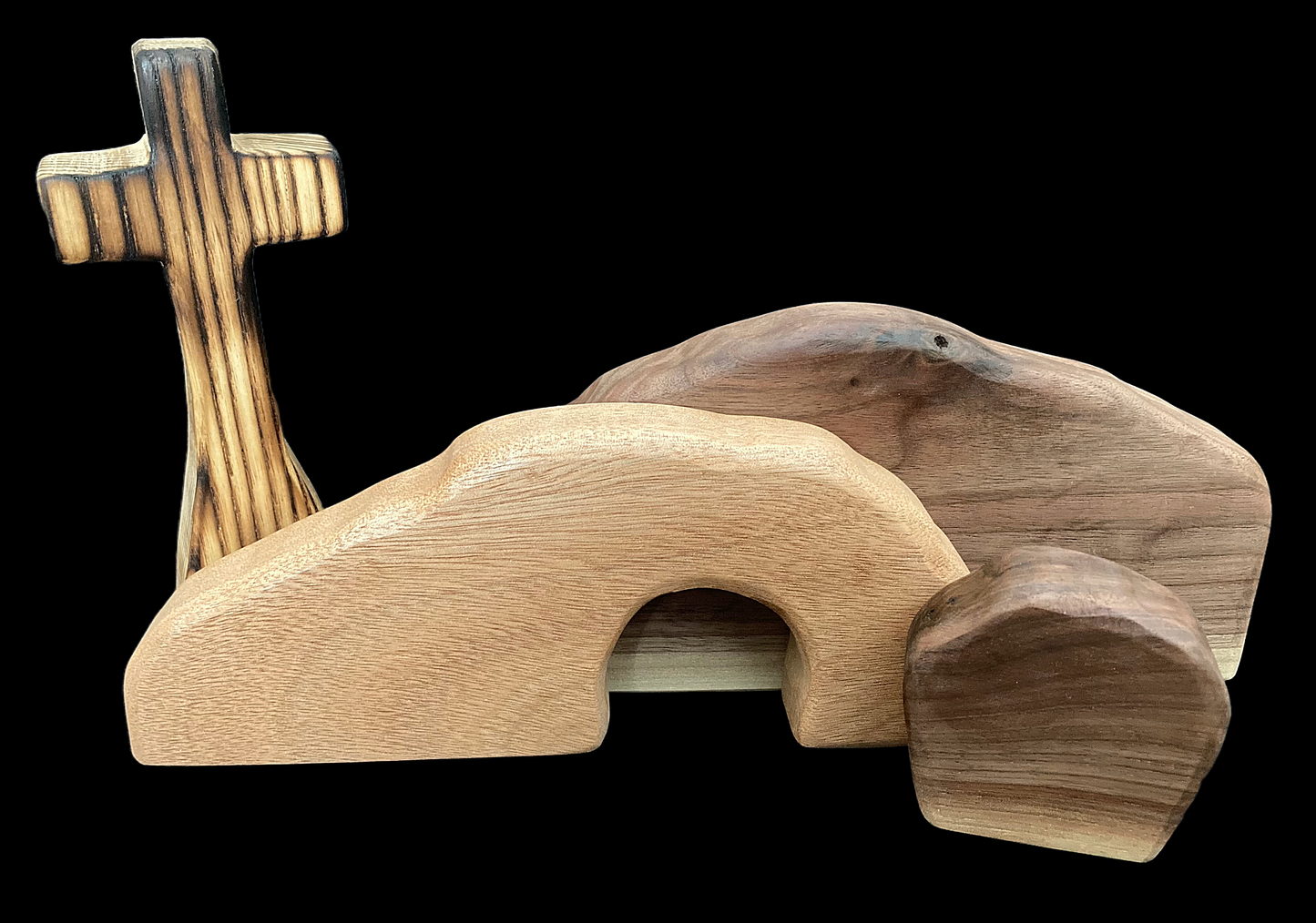 Cross and tomb decor