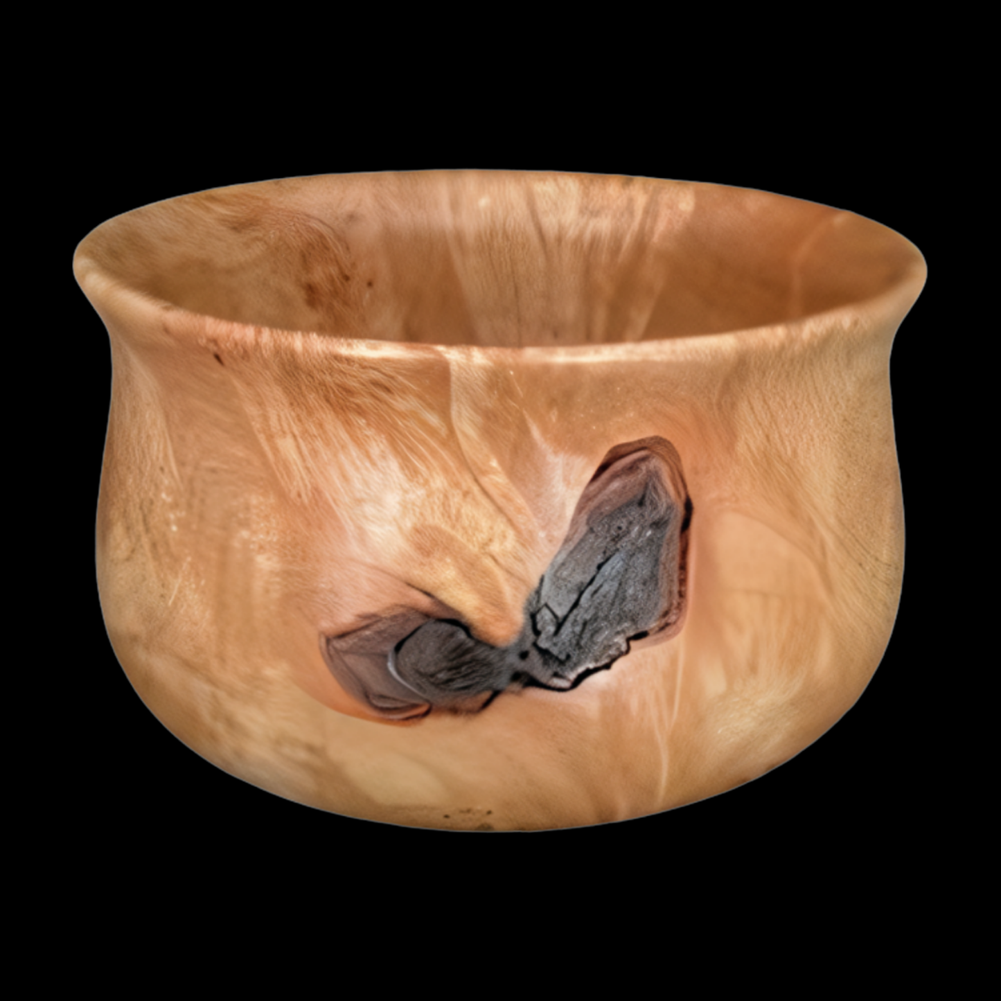 Maple burl bowl