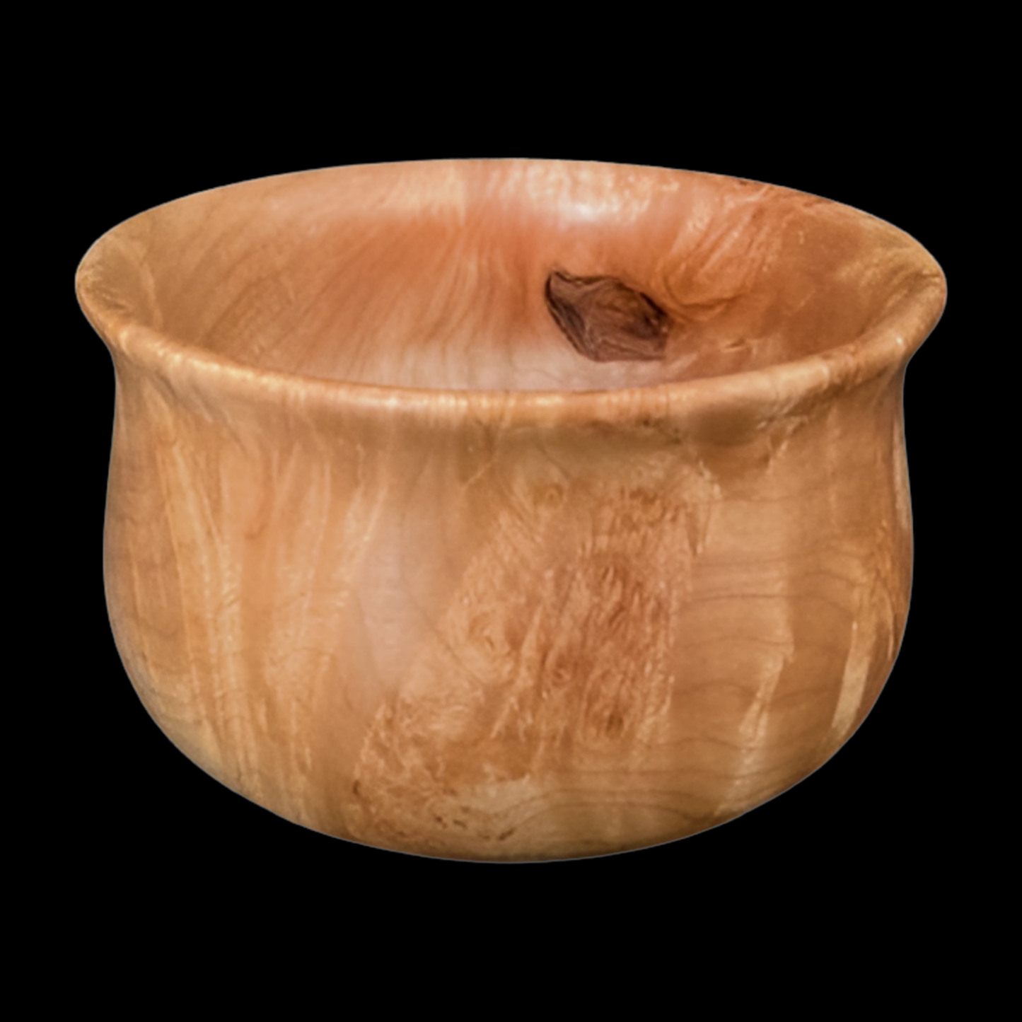 Maple burl bowl