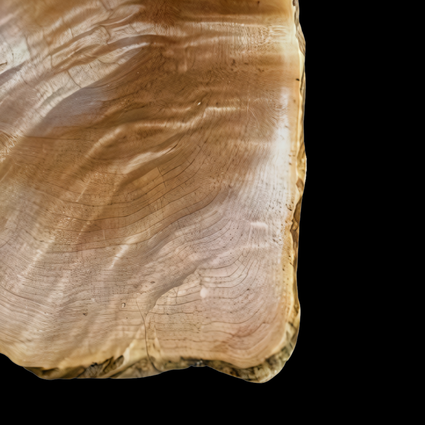 Live edge maple bowl