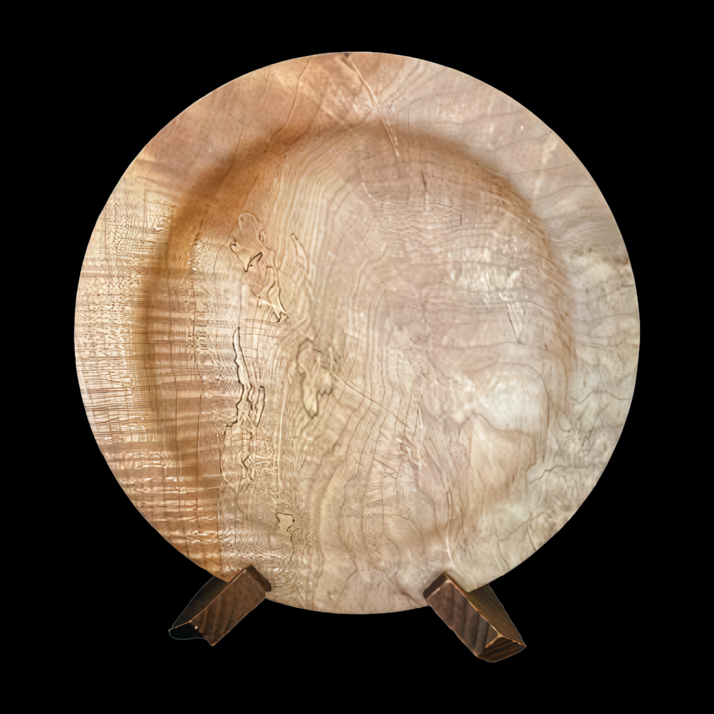 Spalted maple bowl