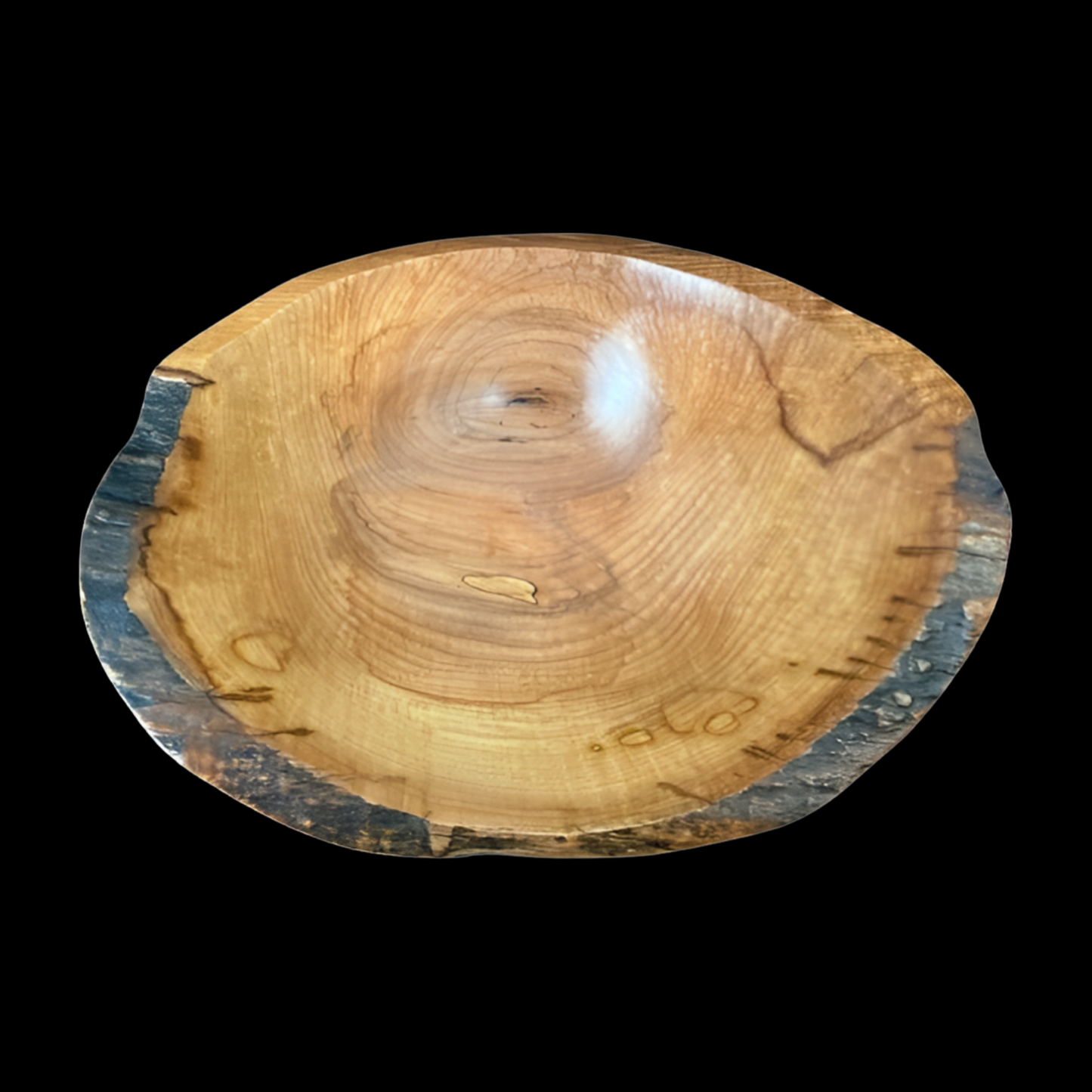 Spalted red maple bowl