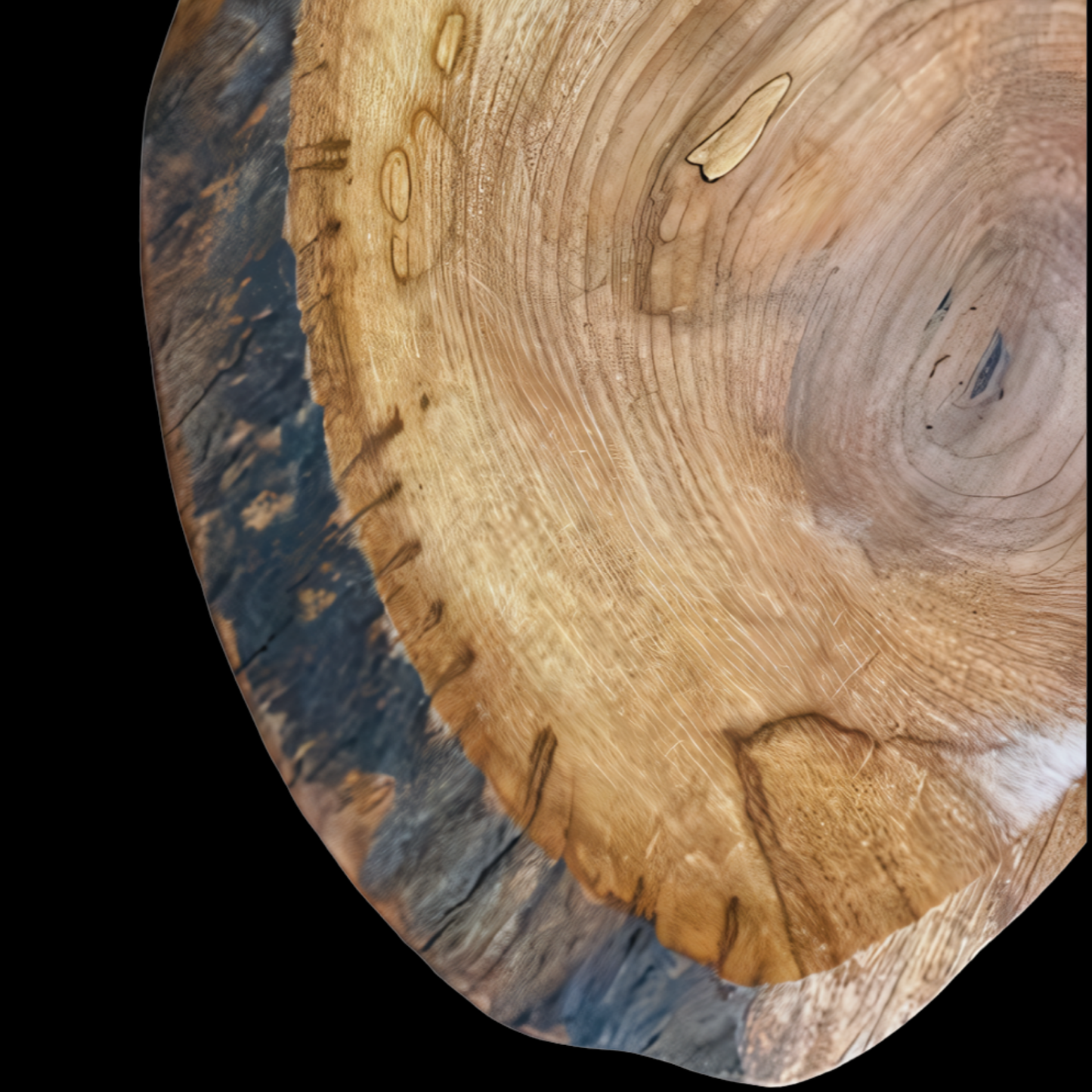 Spalted red maple bowl