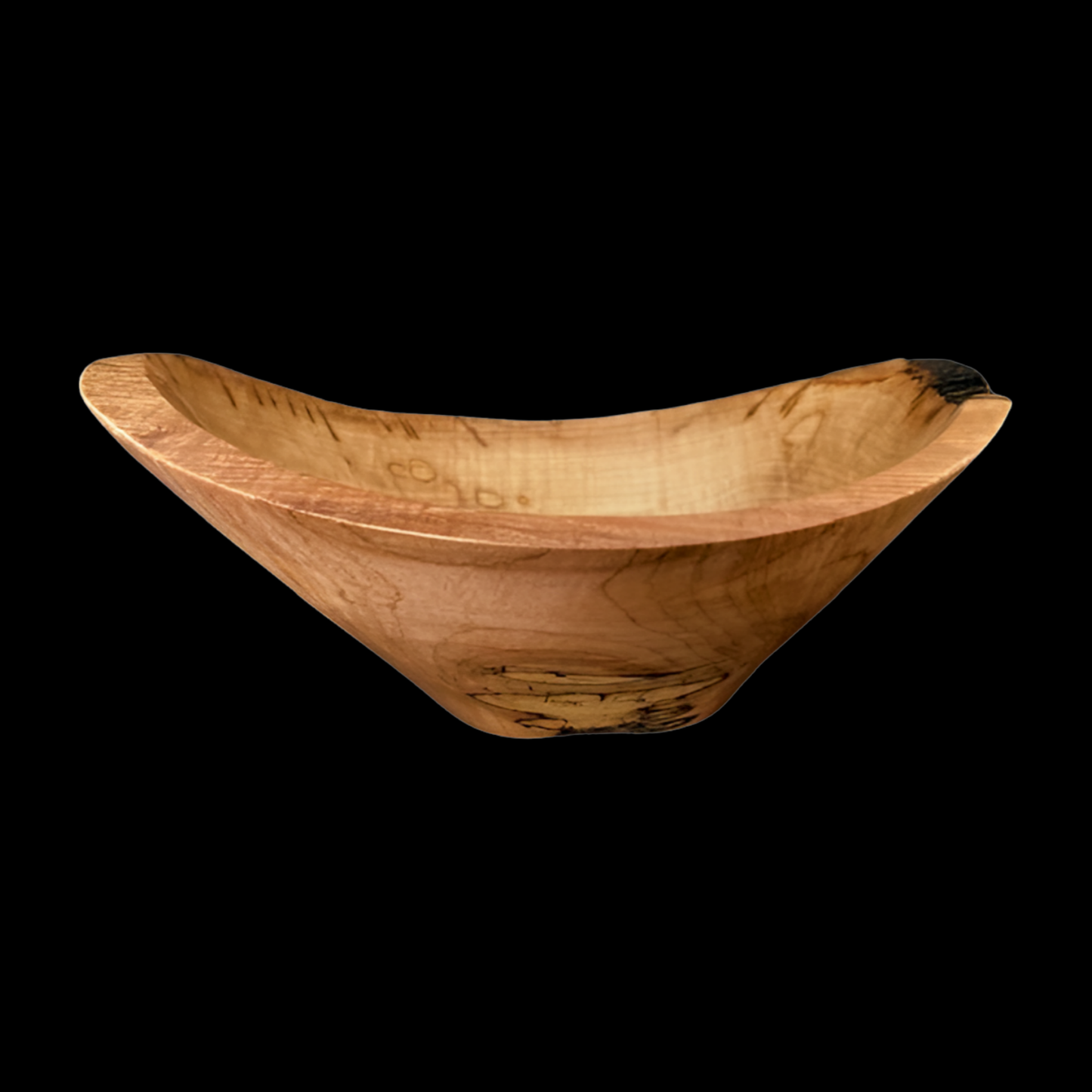 Spalted red maple bowl