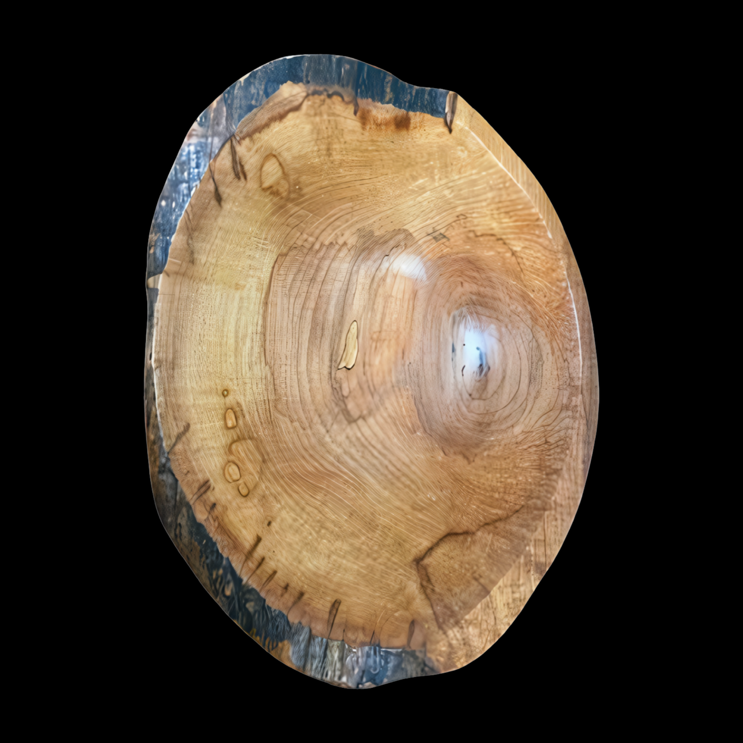 Spalted red maple bowl