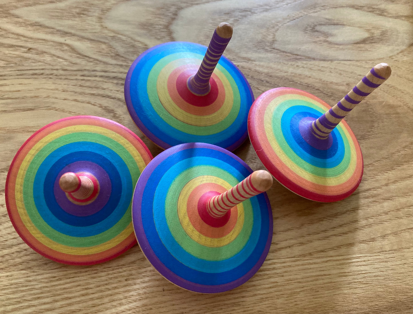 Jumbo spinning tops