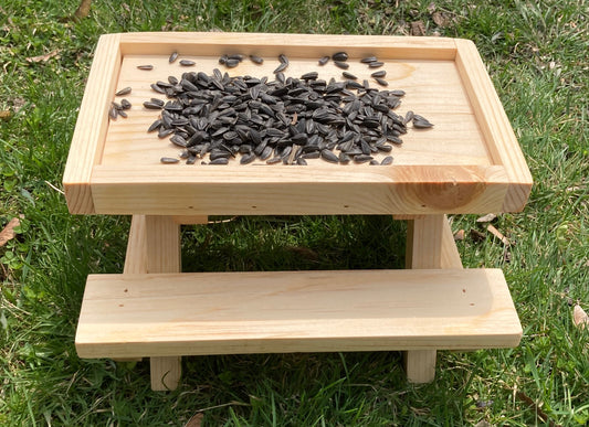 Bird Feeder Picnic Table