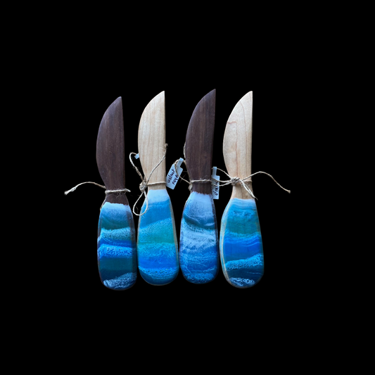 Epoxy-accented Cheese Knife