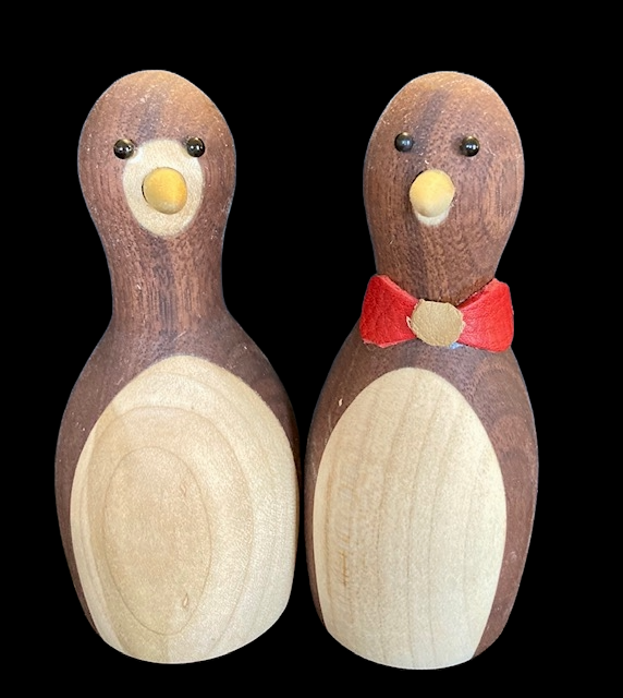 Wooden penguin