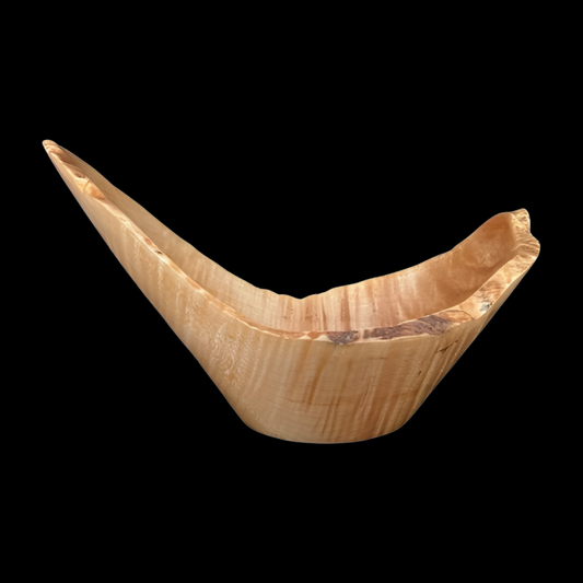 Live edge maple bowl