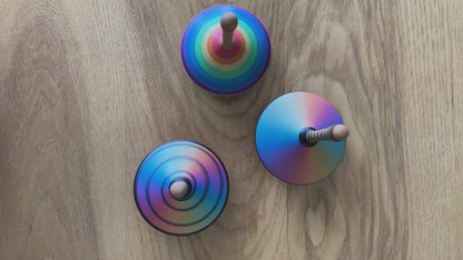 Hand-painted Spinning Tops
