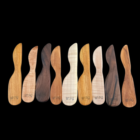 Wooden cheese knife