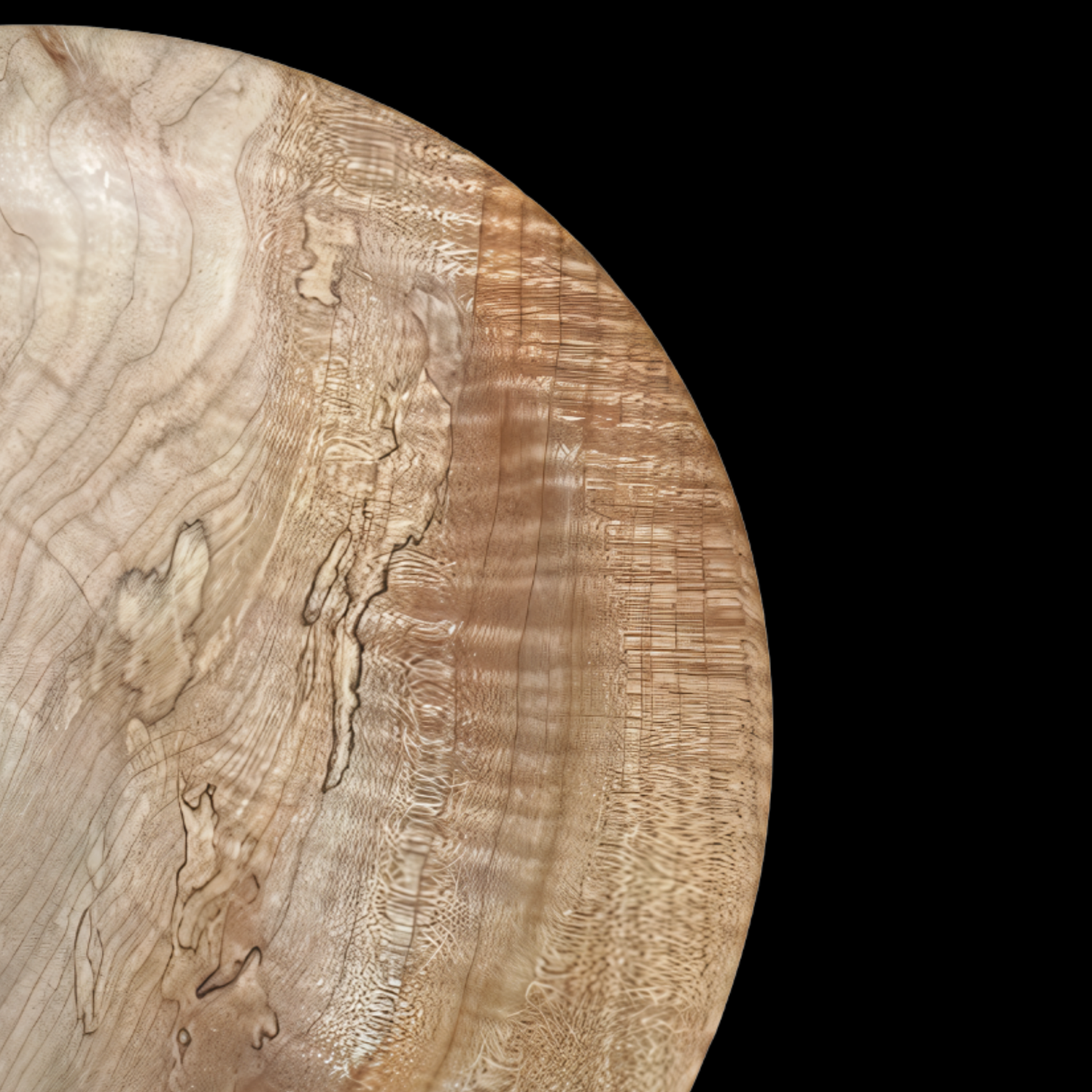 Spalted maple bowl
