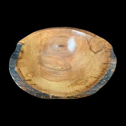 Spalted red maple bowl