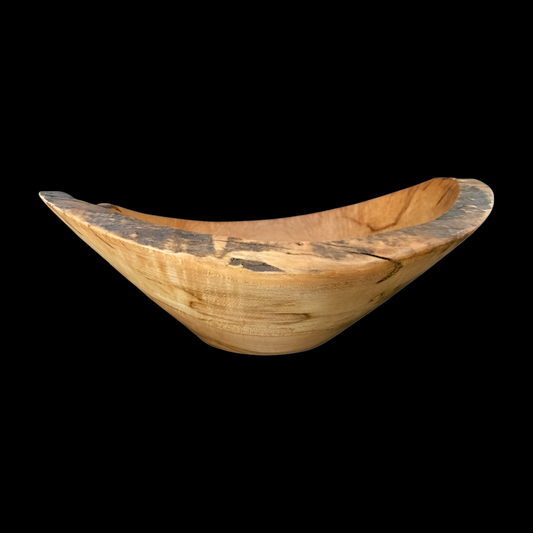Spalted red maple bowl