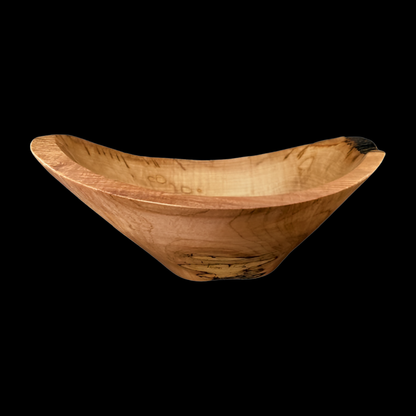Spalted red maple bowl
